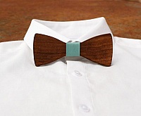 Papillon in legno di noce