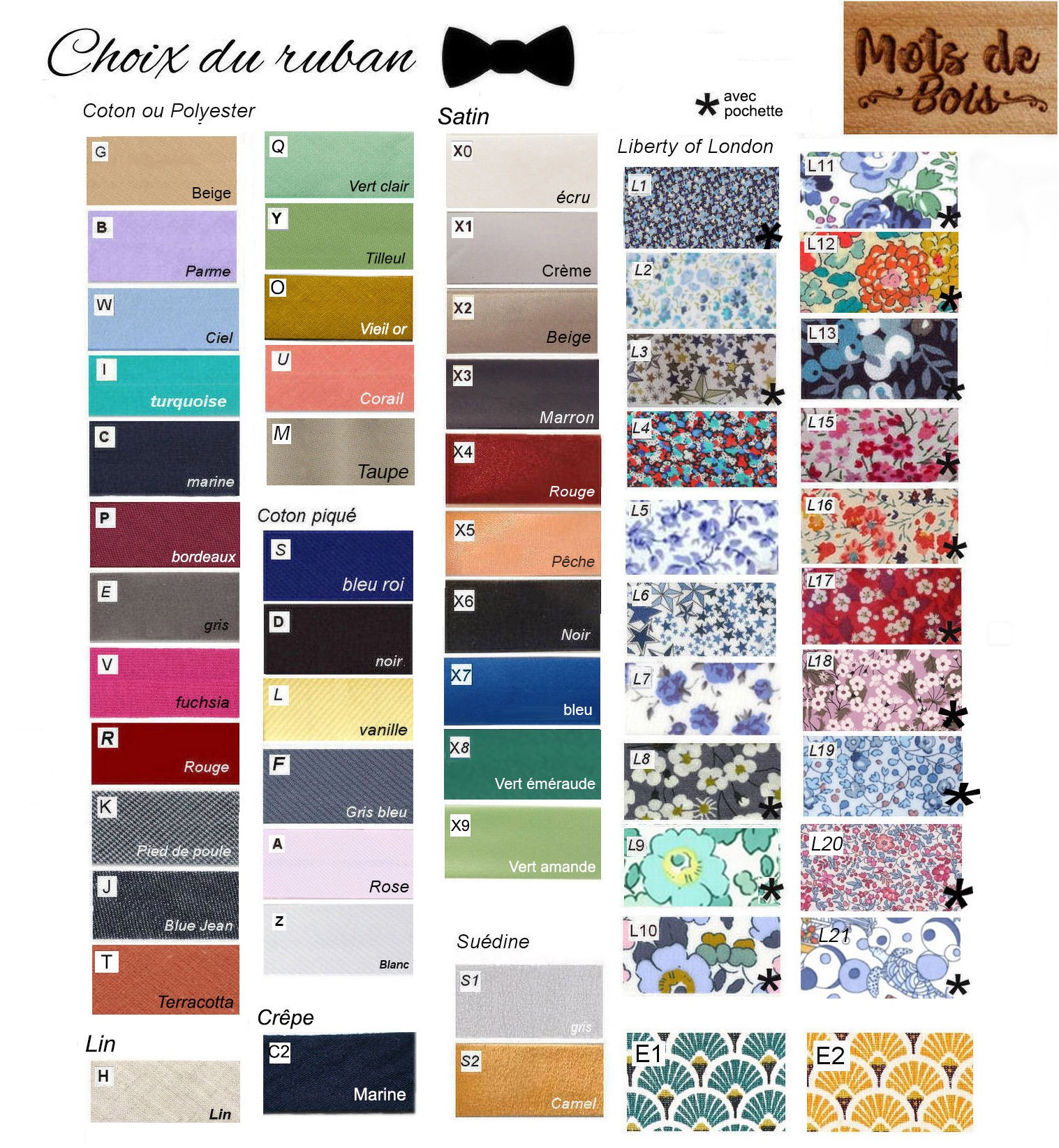 Mini papillon in legno con arasbeschi incavati 