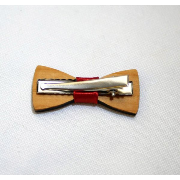 Papillon in legno Papillon in miniatura con nastro