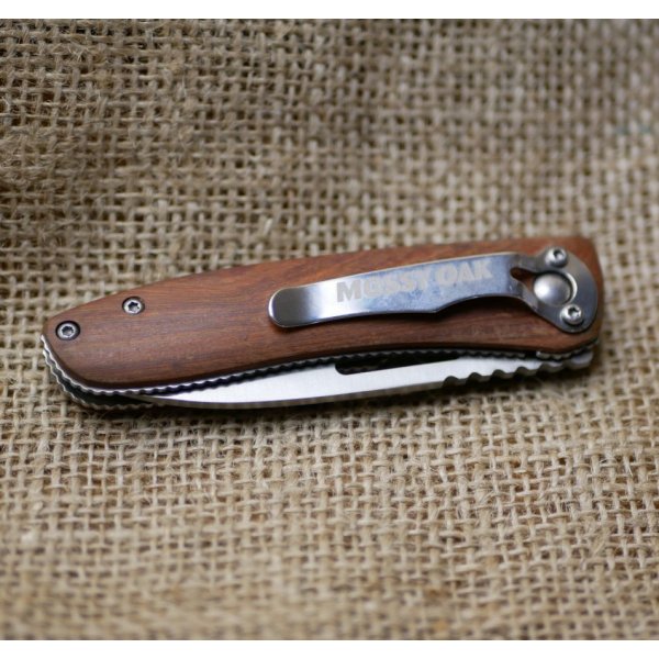 Coltello con manico in legno inciso da personalizzare