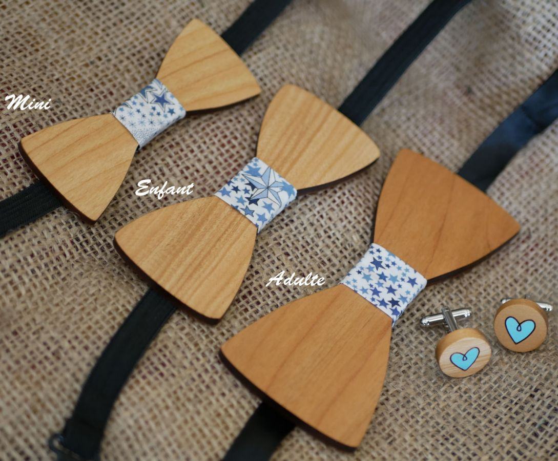 MINI papillon in legno da personalizzare per i bambini