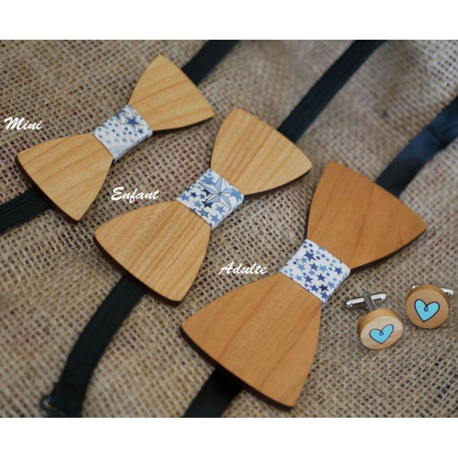 MINI papillon in legno da personalizzare per i bambini