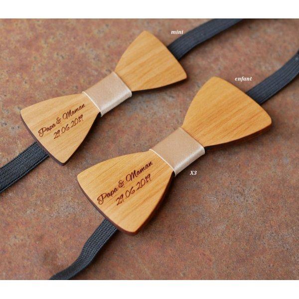 MINI papillon in legno da personalizzare per i bambini