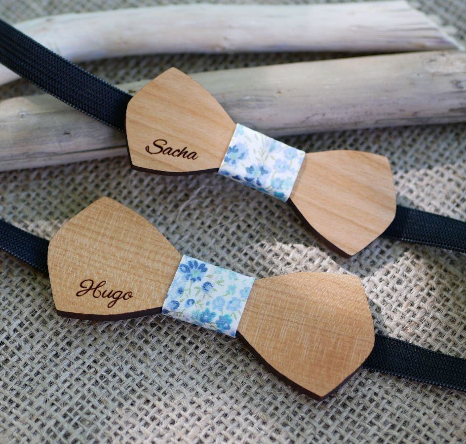 Papillon in legno Mini "le rablé" da personalizzare per i bambini