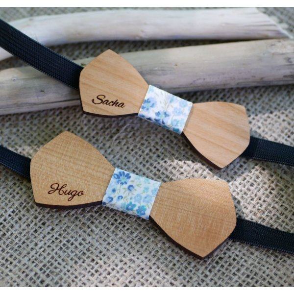 Papillon in legno Mini "le rabl&eacute;" da personalizzare per i bambini