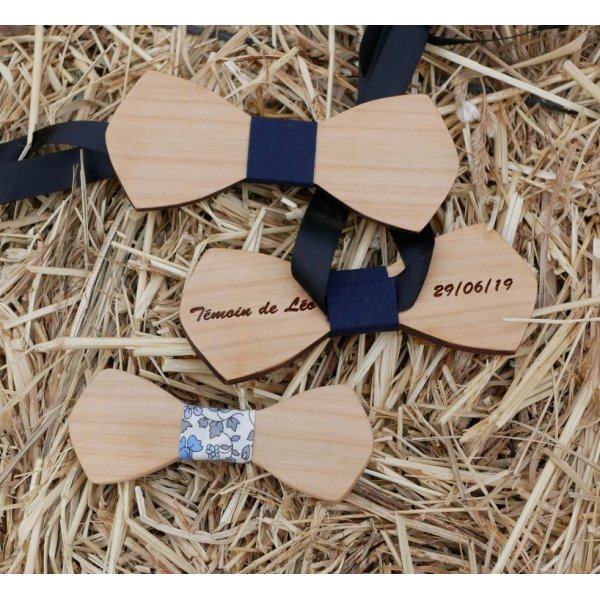 Papillon in legno Mini "le rabl&eacute;" da personalizzare per i bambini
