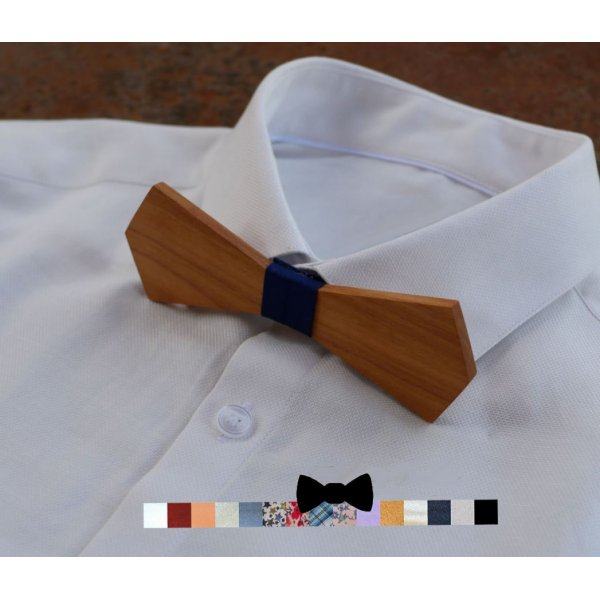 Papillon lungo a punta in noce da personalizzare Regalo per uomo