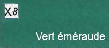 X8- Verde smeraldo (satinato)