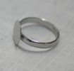 B- Anello sottile d'argento